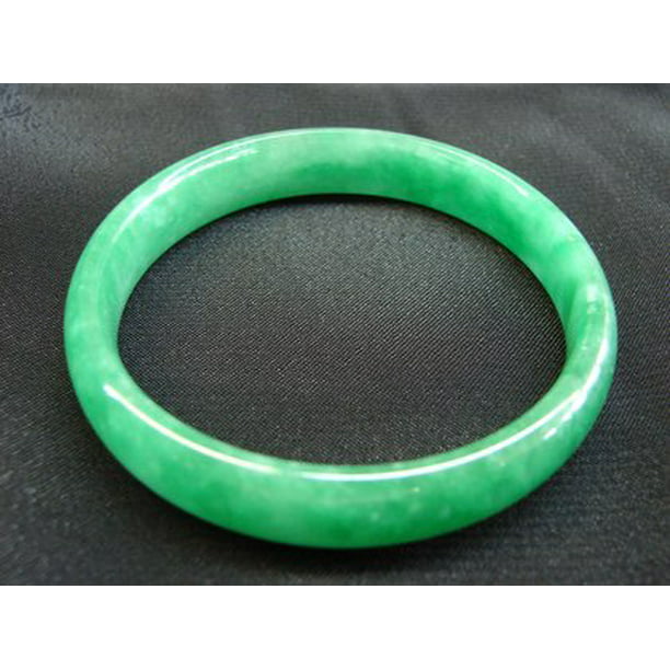 Real Natural Jade Jadeite Bracelet Green Tube Agate Small Beads Women Men Link